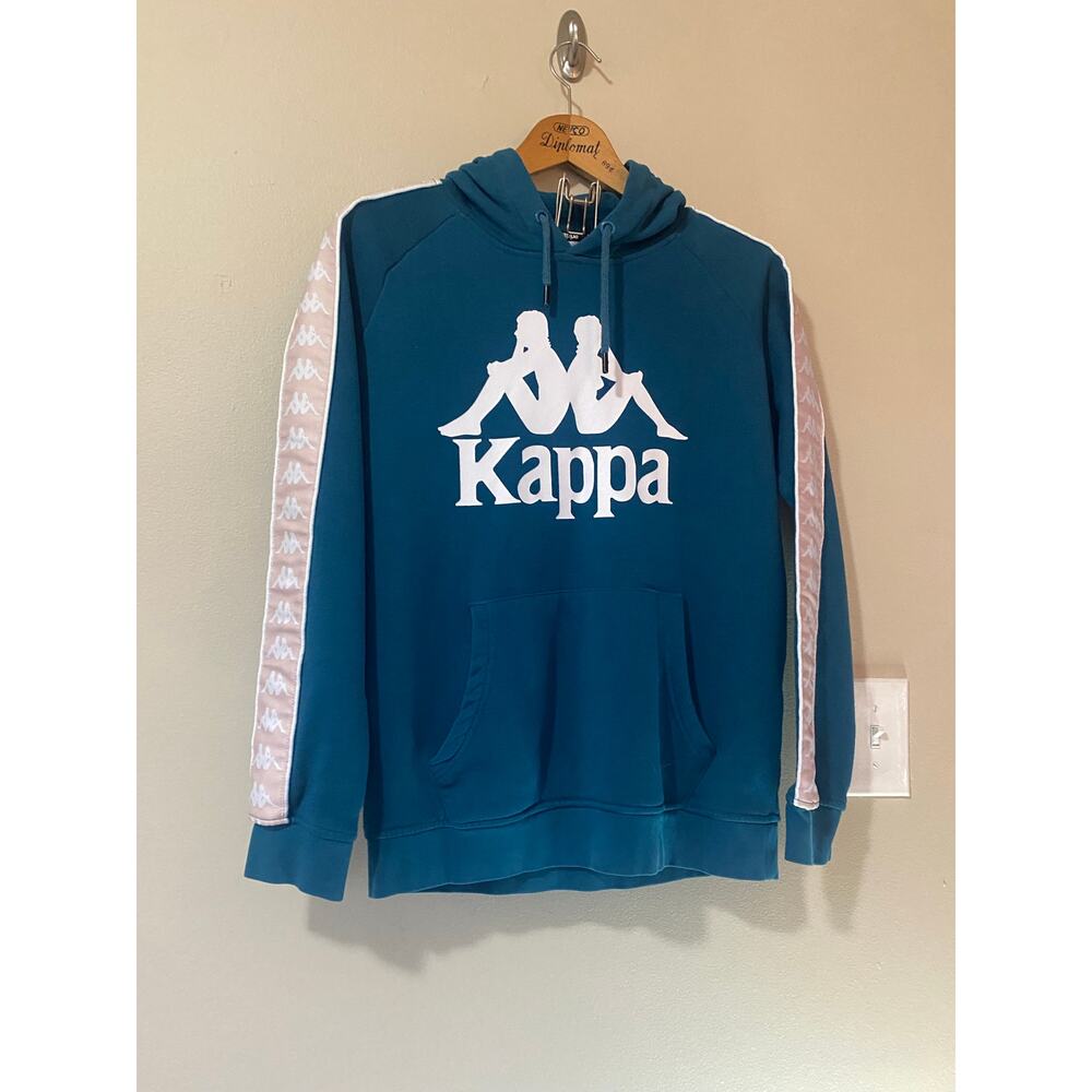 Kappa Hoodie Teal/ Pink size M 222 Banda